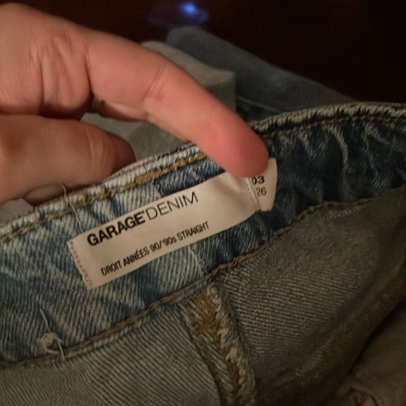 Garage 2-Toned High-Waist Jeans Size 26/3 - Picture 4 of 7